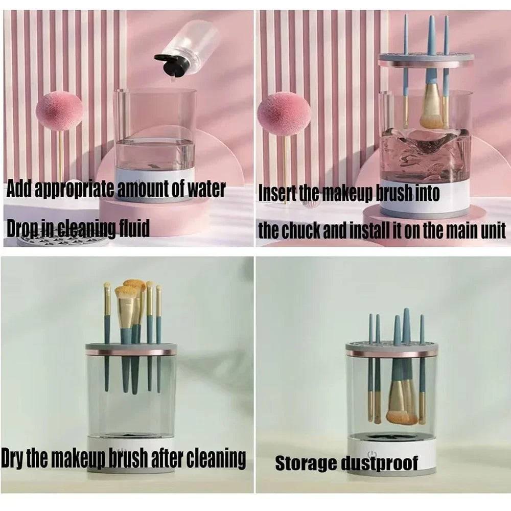 Automatic Electric Makeup Brush Cleaner