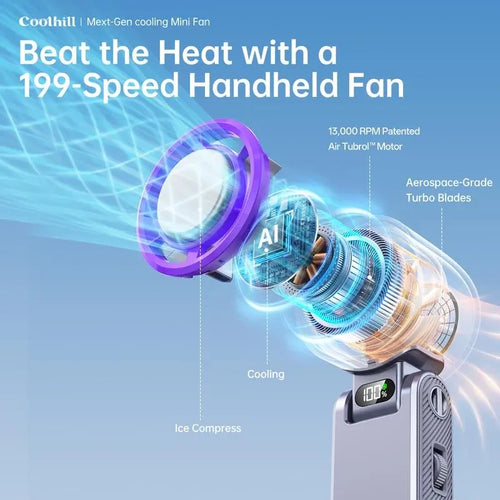 CoolHill Portable Handheld Turbo Fan