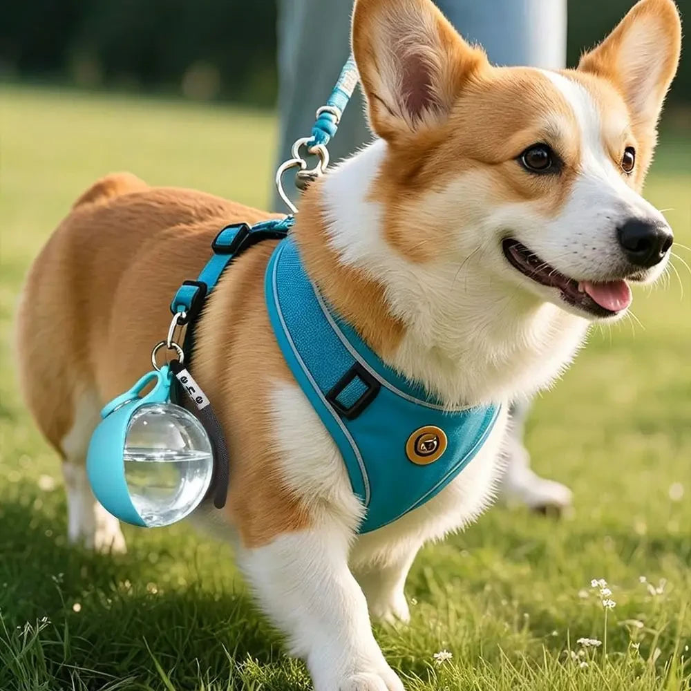 Portable Dog Water Bottle and Silicone Bowl