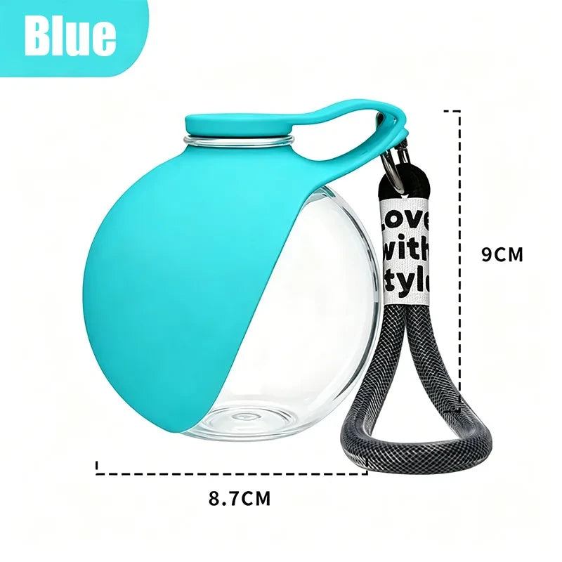 Portable Dog Water Bottle and Silicone Bowl