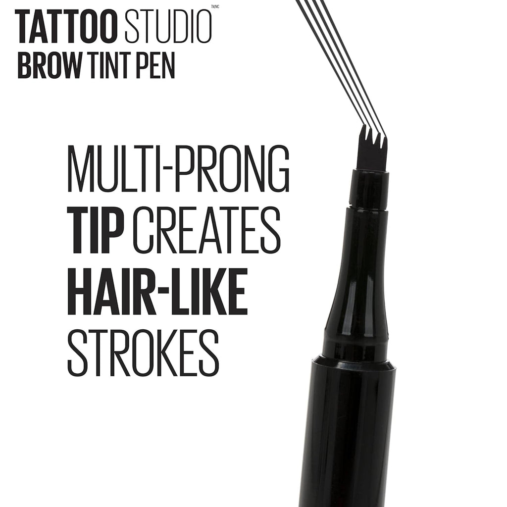 Achieve Flawless Brows with Maybelline New York TattooStudio Brow Tint Pen in Soft Brown - Long-Lasting, Smudge-Proof Formula