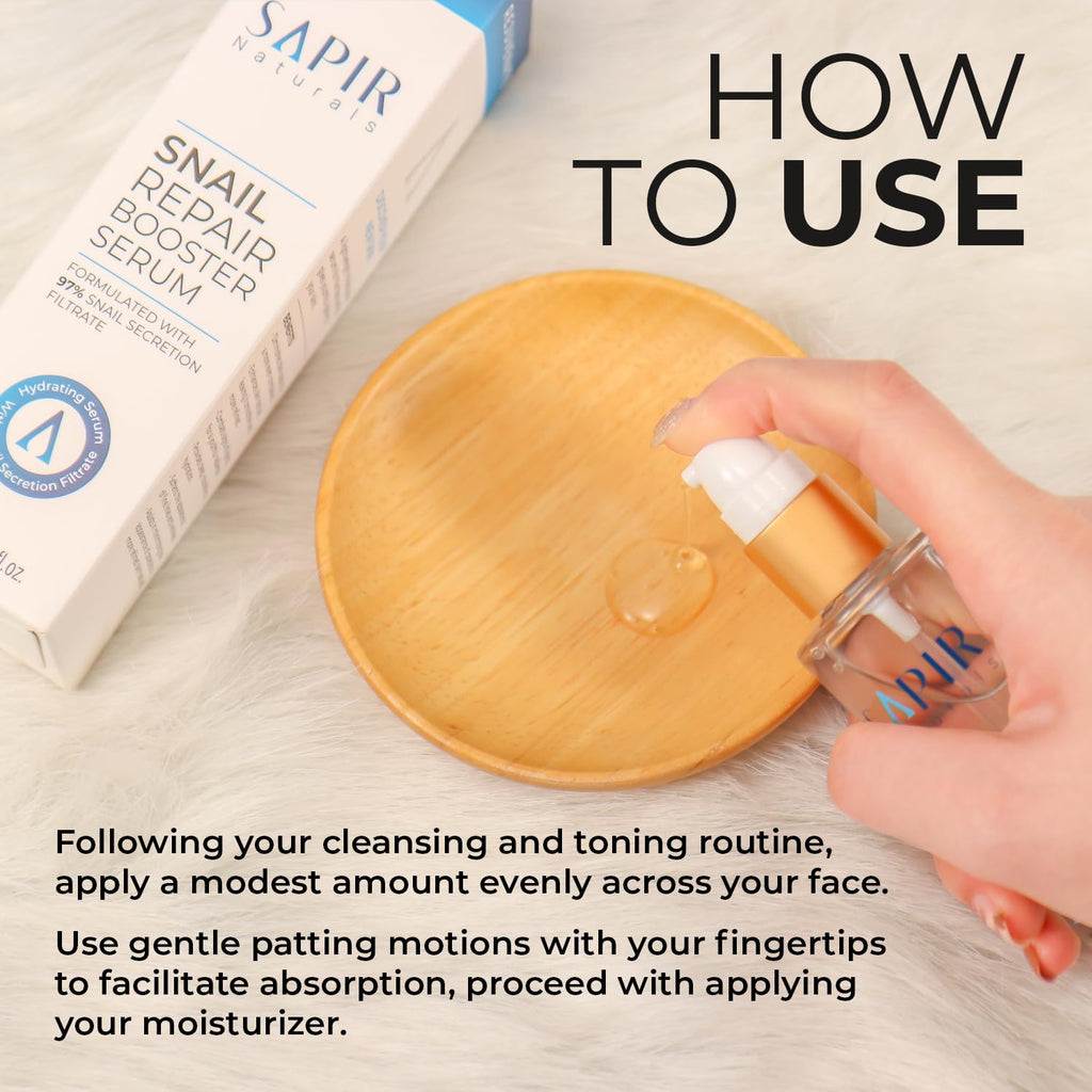 Revitalize Your Skin with Our Snail Mucin Repair Booster – 50 Ml of Anti-Aging Power with 97% Snail Secretion Filtrate and Hyaluronic Acid for Radiant, Youthful Complexion