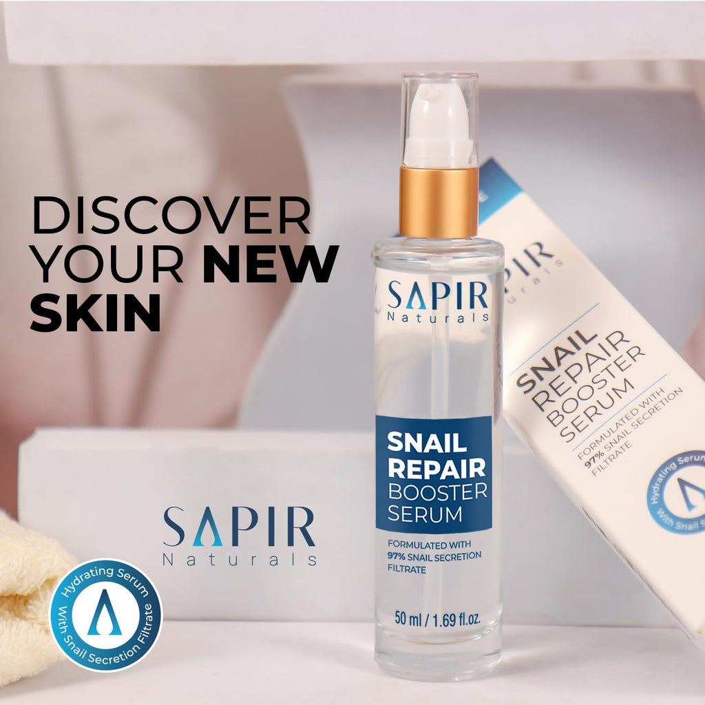 Revitalize Your Skin with Our Snail Mucin Repair Booster – 50 Ml of Anti-Aging Power with 97% Snail Secretion Filtrate and Hyaluronic Acid for Radiant, Youthful Complexion