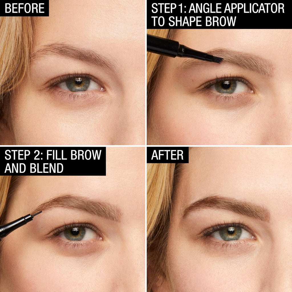 Achieve Flawless Brows with Maybelline New York TattooStudio Brow Tint Pen in Soft Brown - Long-Lasting, Smudge-Proof Formula
