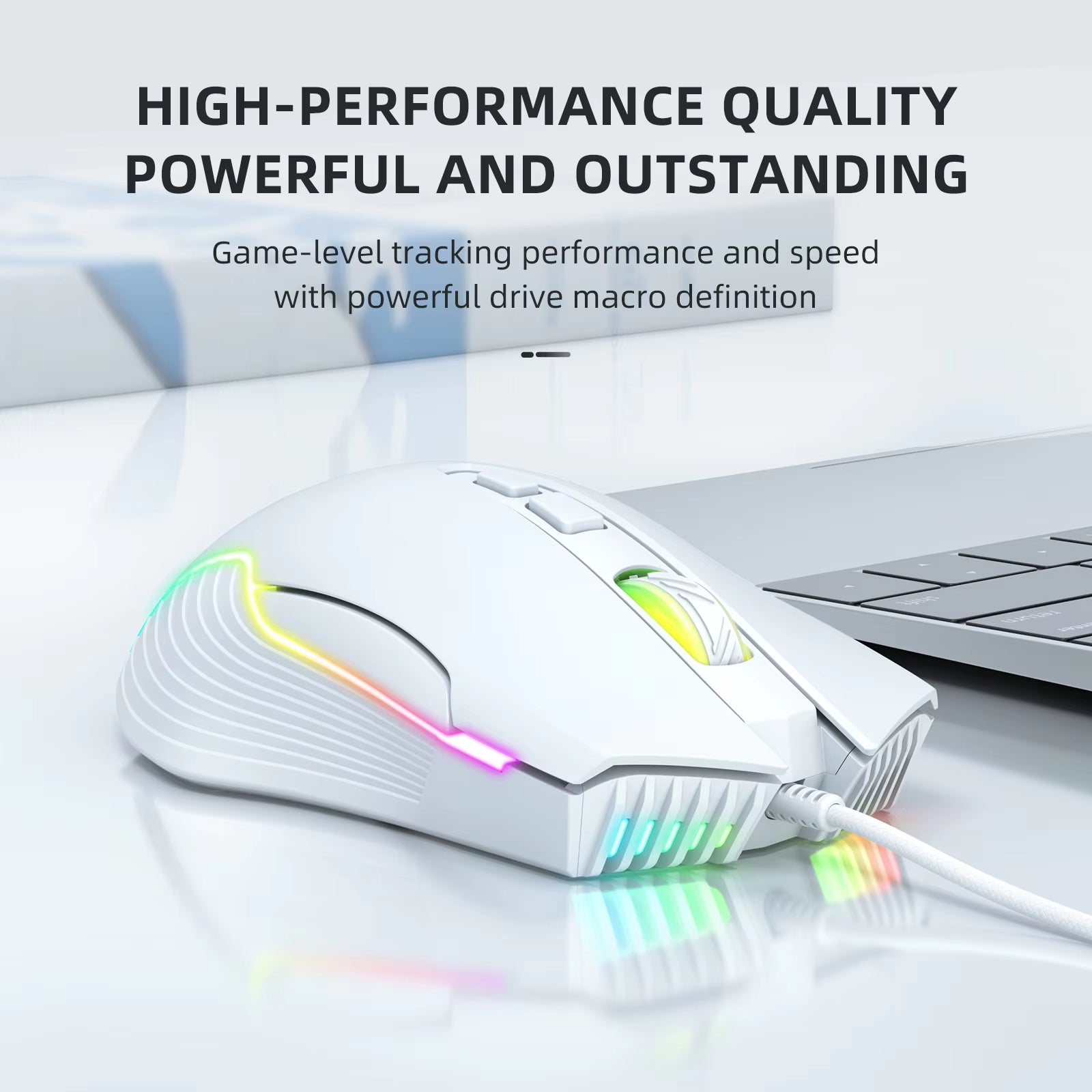Unleash Your Gaming Potential with the Full RGB Light Esports Headset and Wired Mouse Combo for Ultimate Performance